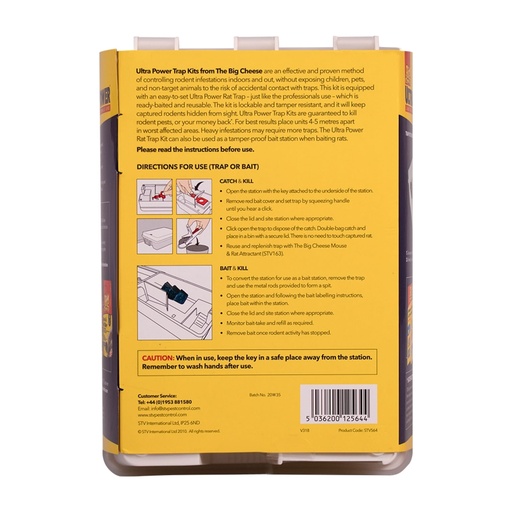 STV  Ready-Baited Rat Trap Kit