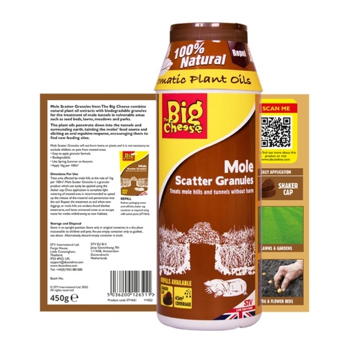 STV  Mole Scatter Granules - 450g