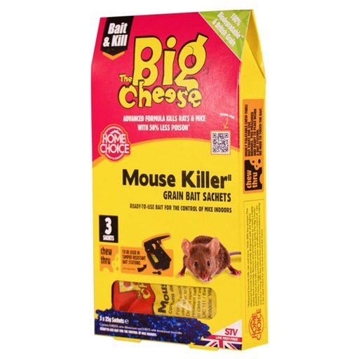STV  Mouse Killer Grain Bait Sachet - 25g x 3