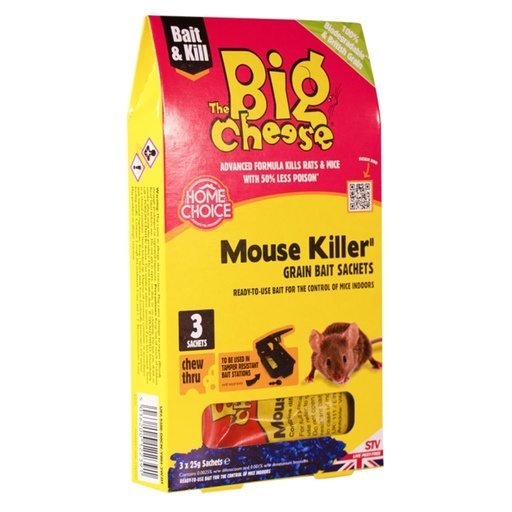 STV  Mouse Killer Grain Bait Sachet - 25g x 3