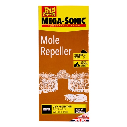 STV  Hi-Vis Mega-Sonic® Mole Repeller