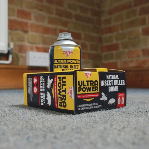 STV  Natural Insect Killer Bomb - 150ml One-Shot Aerosol - Twinpack