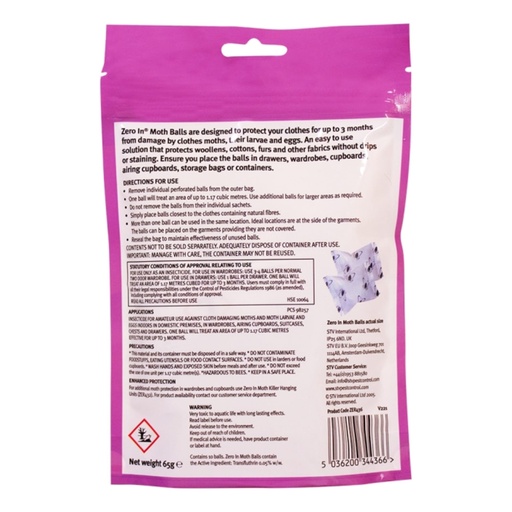 STV  New Generation Moth Balls - 10-Pack