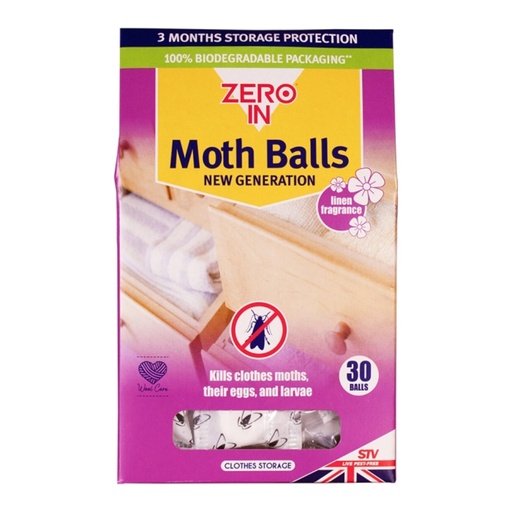 STV  New Generation Moth Balls - 30-Pack
