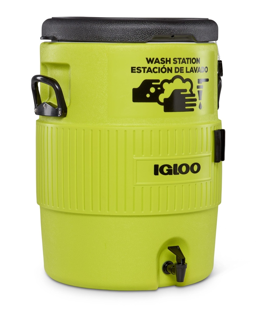 [00042261] IGLOO-10 Gallon Seat Top Wash Station - Green  Image 