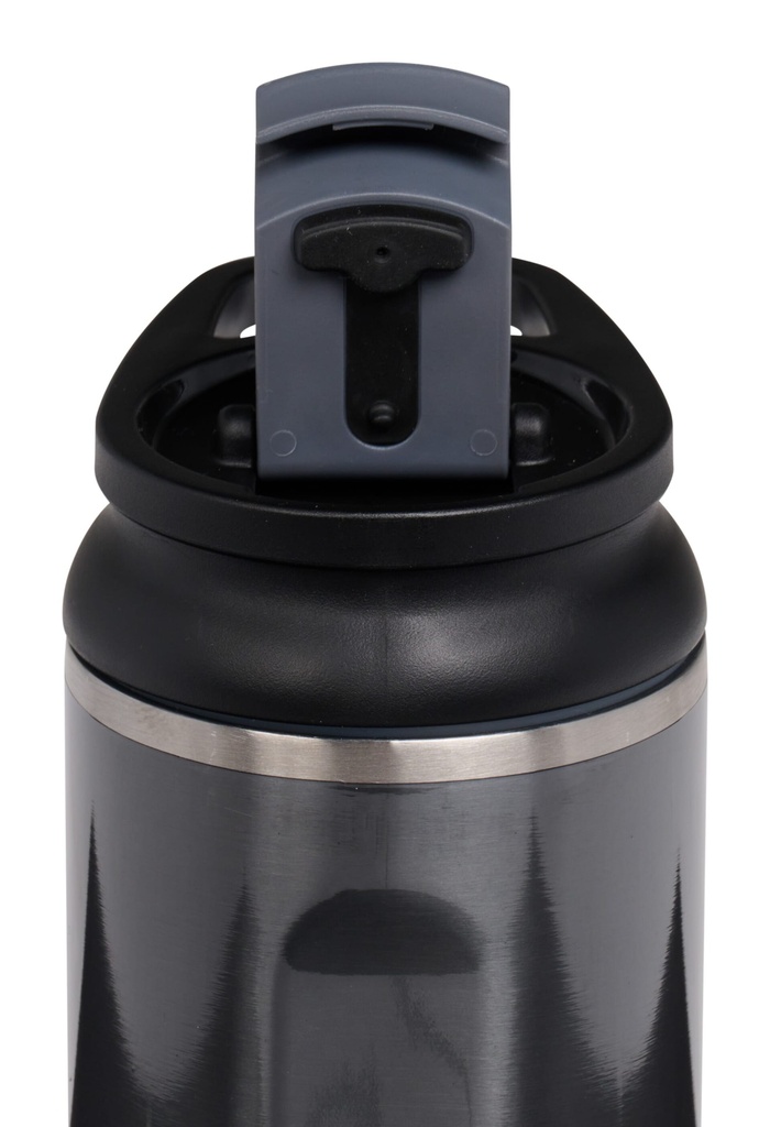 [00071068] IGLOO-16 Oz Stainless Steel Flip ‘n’ Sip Tumbler - Carbonite  Image 