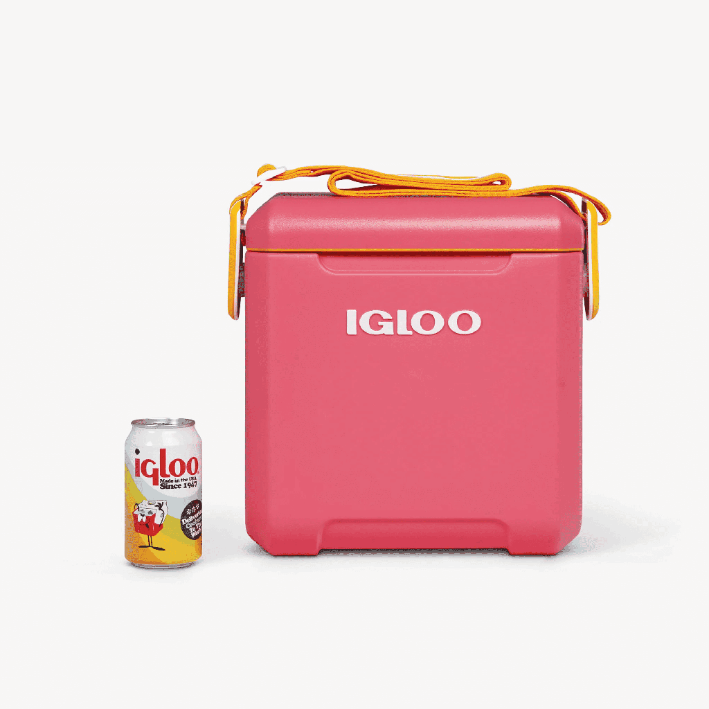 [00032131] IGLOO-11 Qt Tag-A-Long Too Cooler  - Grapefruit- Incinerator  Image 