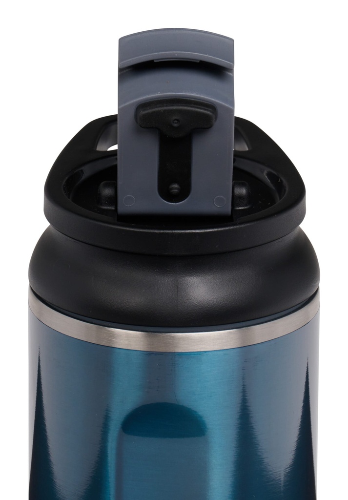 [00071069] IGLOO-16 Oz Stainless Steel Flip ‘n’ Sip Tumbler - Modern Blue Image 
