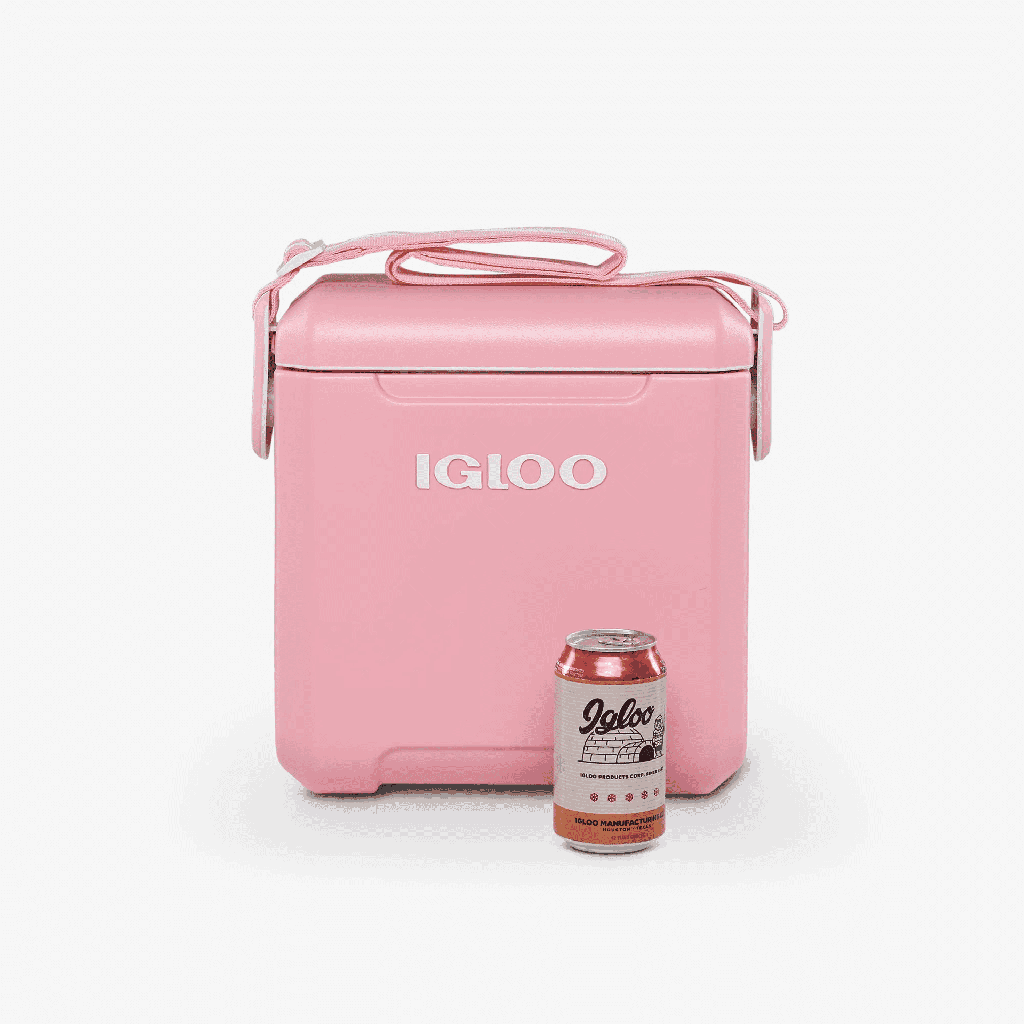 [00032659] IGLOO-11 Qt Tag-A-Long Too Cooler  - Pink Image 