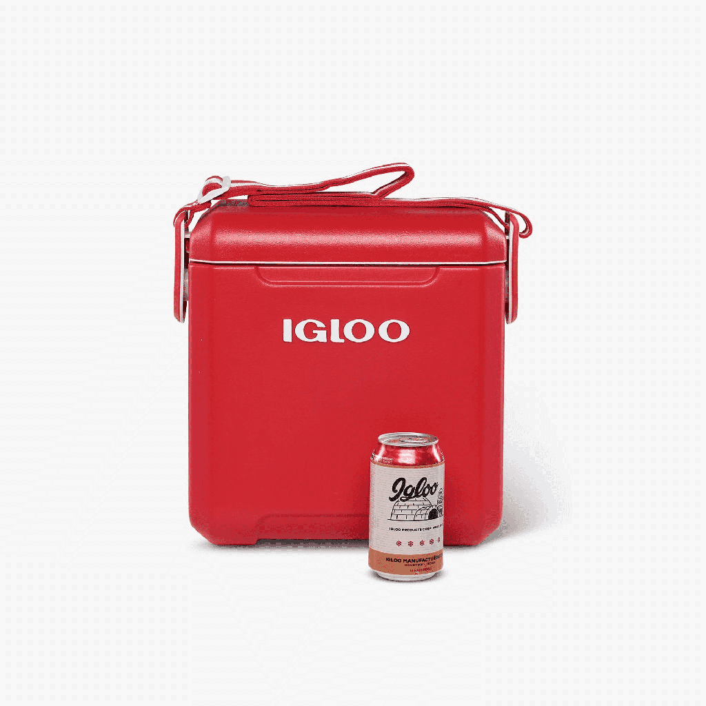 [00032657] IGLOO-11 Qt Tag-A-Long Too Cooler  - Red  Image 
