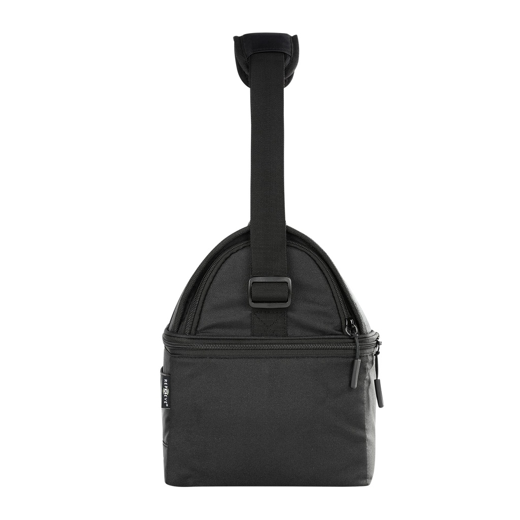 [00066112] IGLOO-16-Can Dual Compartment Insulated Gripper Lunch Bag - Black  Image 