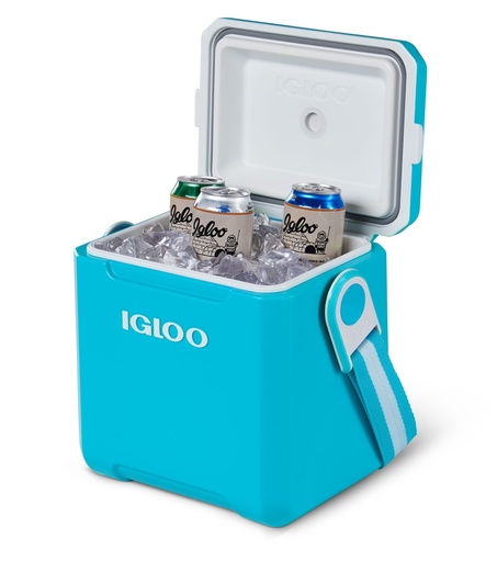 IGLOO-11 Qt Tag-A-Long Too Cooler  - Turquoise