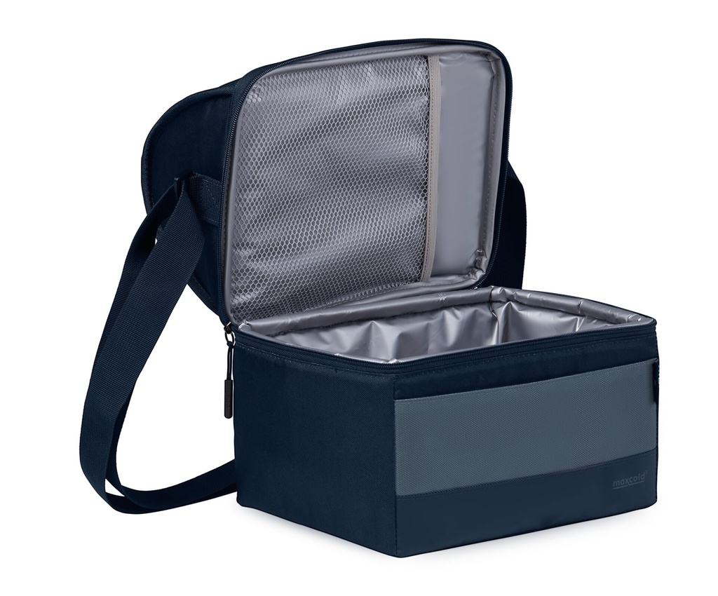 [00066114] IGLOO-16-Can Dual Compartment Insulated Gripper Lunch Bag - Blue  Image 