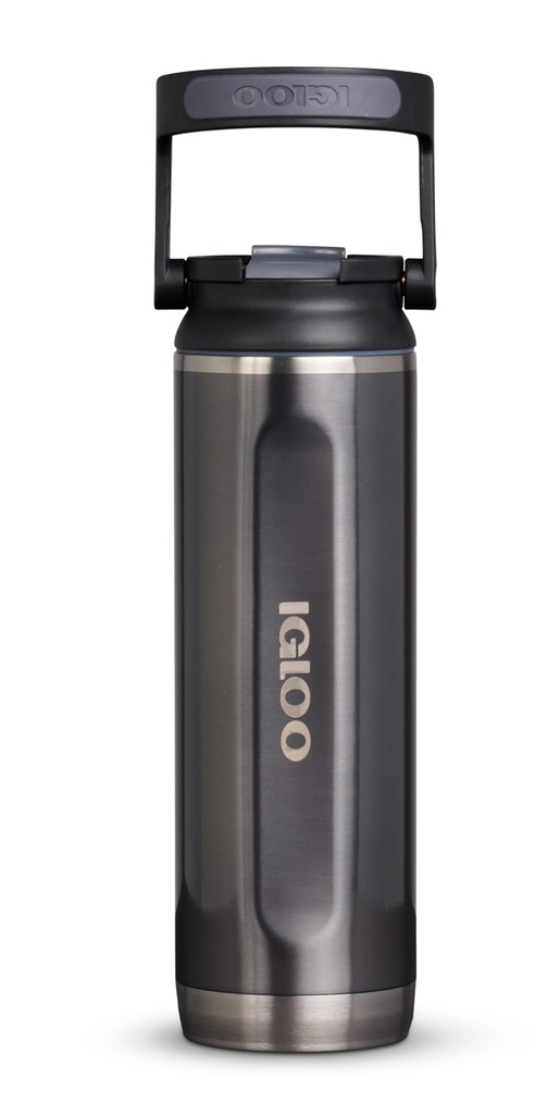 [00071085] IGLOO-20 Oz Stainless Steel Sport Sipper Bottle - Carbonite  Image 