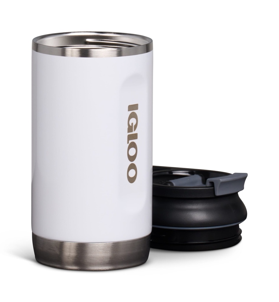[00071062] IGLOO-12 Oz Stainless Steel Tumbler - White  Image 