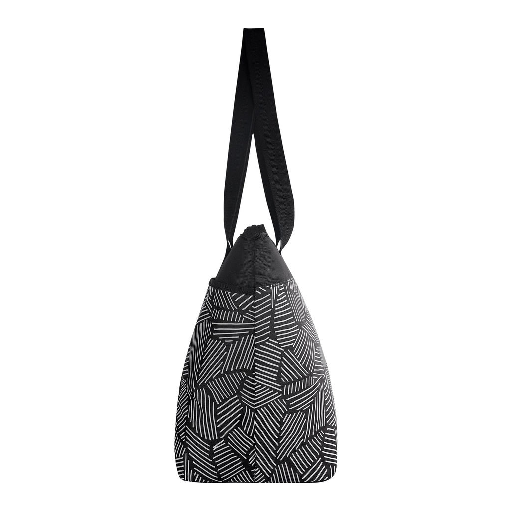 [00166268] IGLOO-30 Can Essential Tote Cooler Bag  - Black & White Geo Image 