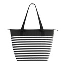 [00066266] IGLOO-30 Can Essential Tote Cooler Bag  - Black& White Stripe Image 