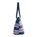 [00166276] IGLOO-30 Can Essential Tote Opp Cooler Bag - Navy Stripe Image 