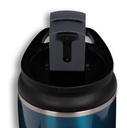 [00071083] IGLOO-40 Oz Stainless Steel  Flip ‘n’ Sip Tumbler - Modern Blue Image 