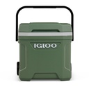 [00034894] IGLOO-Ecocool Latitude 16 Roller Cooler  - Vintage Green Image 