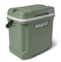[00050489] IGLOO-Ecocool Latitude 30 Qt Cooler Box - Vintage Green Image 