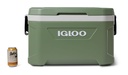 [00050491] IGLOO-Ecocool Latitude 52 Qt Cooler Box - Vintage Green Image 