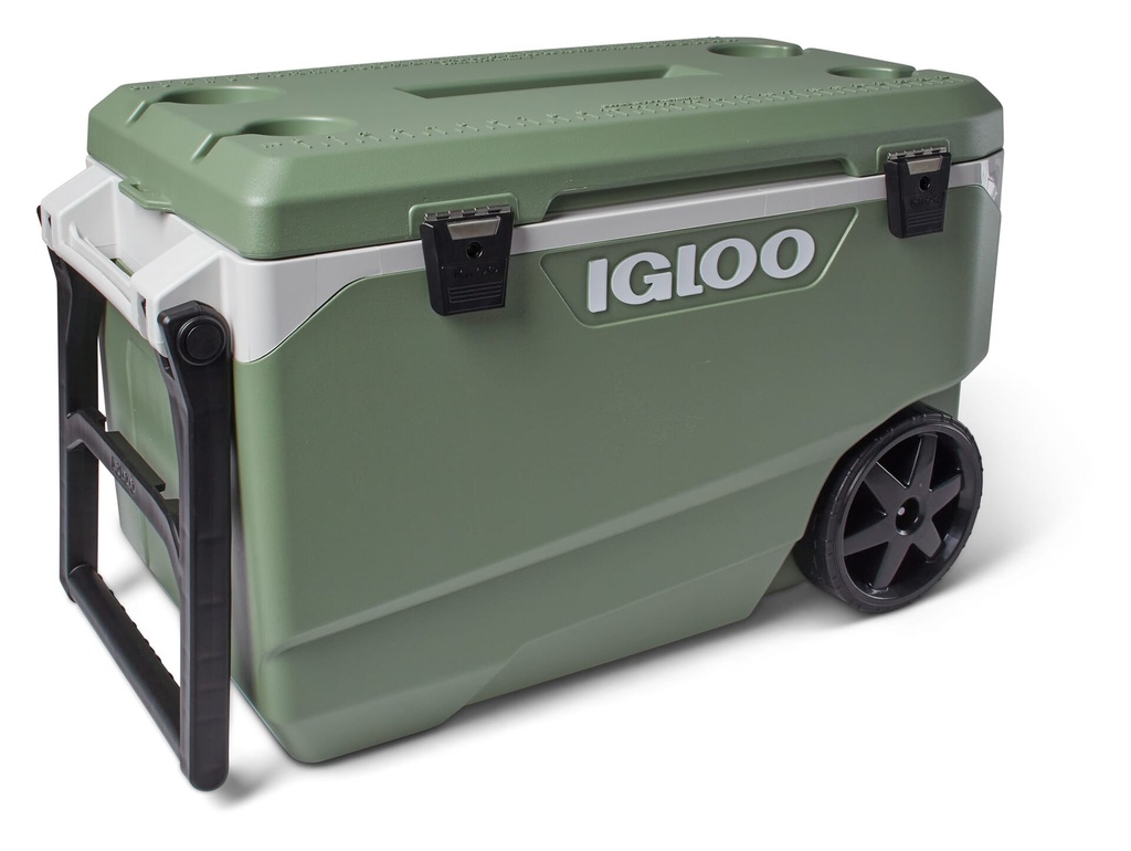 [00034776] IGLOO-Ecocool Latitude 90 Qt Roller Cooler - Vintage Green Image 