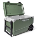 [00034776] IGLOO-Ecocool Latitude 90 Qt Roller Cooler - Vintage Green Image 