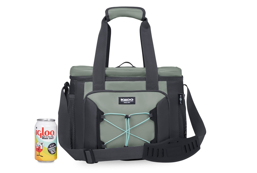 [00066304] IGLOO-Hlc 24 Maxcold Voyager Cooler Bag  - Gray Image 