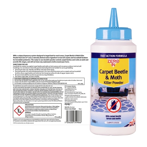 STV  Carpet Beetle & Moth Killer Powder - 250g