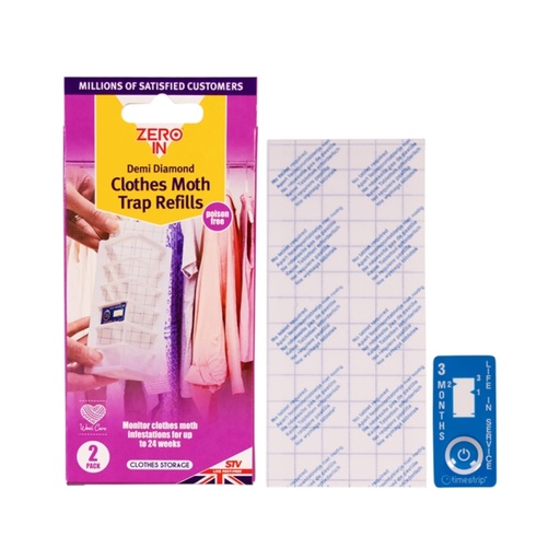 STV  Demi-Diamond Clothes Moth Killer Refill - Twinpack