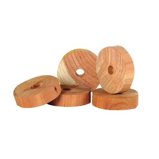 STV  Cedarwood Moth Repellent Ring - 10-Pack
