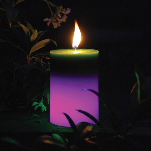 STV  Citronella Colour-Change Pillar Candle