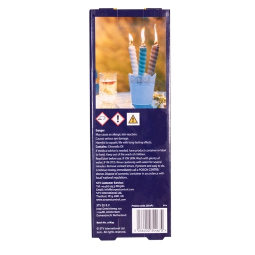 STV  Citronella Table Top Flares - Close to Home - 3-Pack