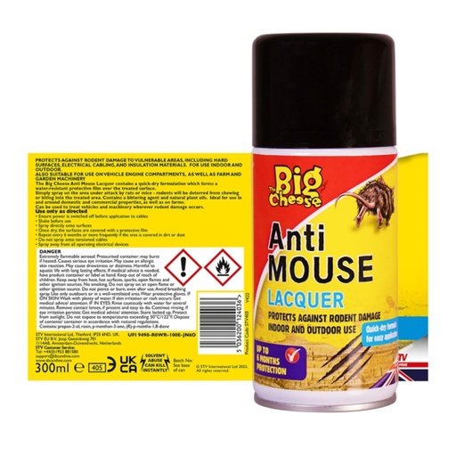 STV  Anti Mouse Lacquer - 300ml Aerosol