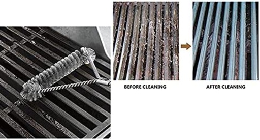 SABORR Barbeque Cleaning Brush with scrapper