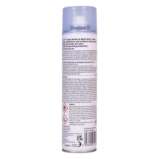 STV  Carpet Beetle & Moth Killer - 300ml Aerosol