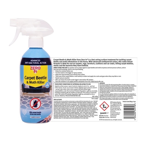 STV  Carpet Beetle & Moth Killer - 500ml RTU