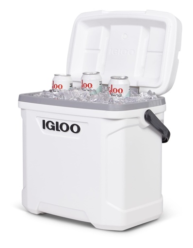 IGLOO-Latitude Marine Ultra 30 Cooler Box - White / Moonscape Gray