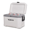 [00050541] IGLOO-Latitude Marine Ultra 54 Cooler Box - White / Moonscape Gray Image 