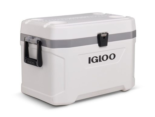 IGLOO-Latitude Marine Ultra 54 Cooler Box - White / Moonscape Gray