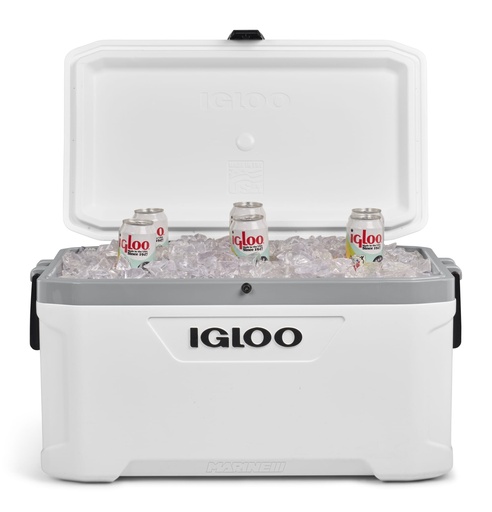 IGLOO-Latitude Marine Ultra 70 Cooler Box - White / Moonscape Gray