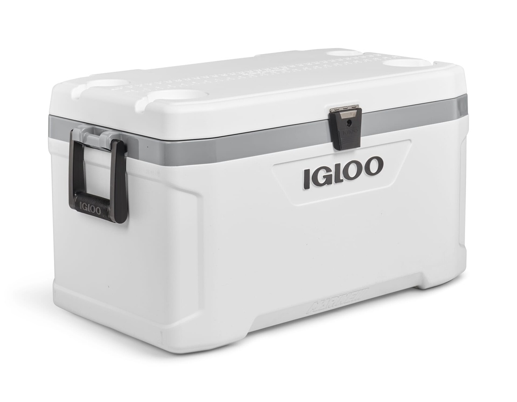 [00050548] IGLOO-Latitude Marine Ultra 70 Cooler Box - White / Moonscape Gray Image 