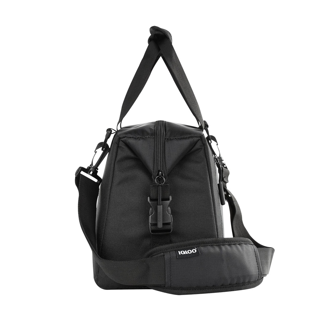 [00066148] IGLOO-MaxCold Evergreen Snapdown 12-Can Cooler Bag - Black  Image 