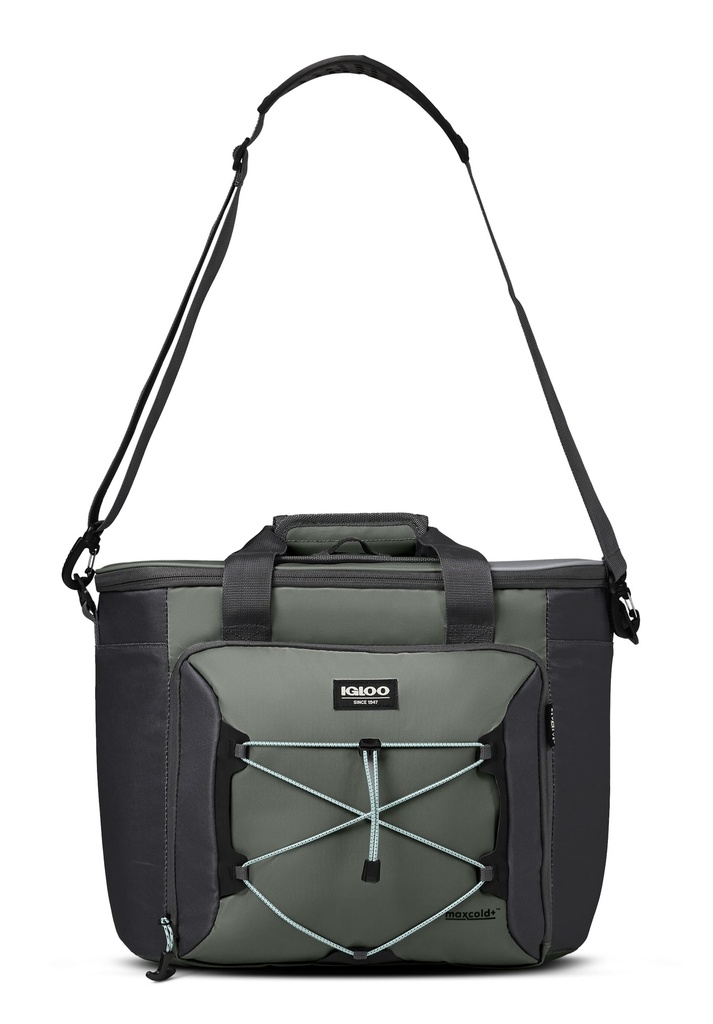 [00066308] IGLOO-MaxCold Voyager 28-Can Tote - Gray Image 
