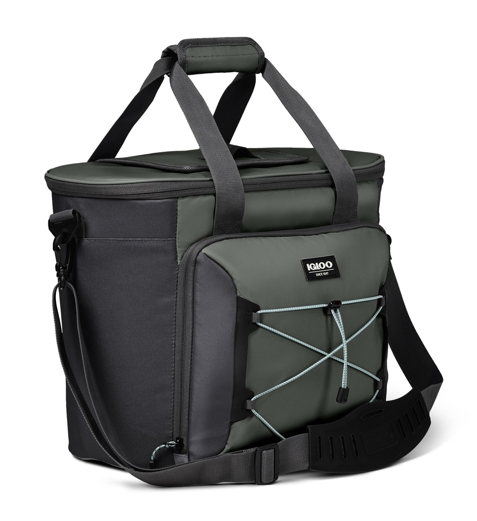 [00066308] IGLOO-MaxCold Voyager 28-Can Tote - Gray Image 