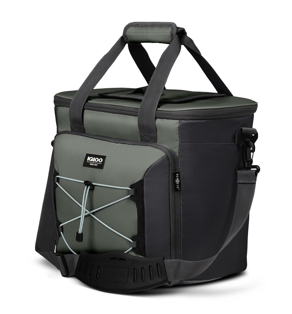 [00066308] IGLOO-MaxCold Voyager 28-Can Tote - Gray Image 