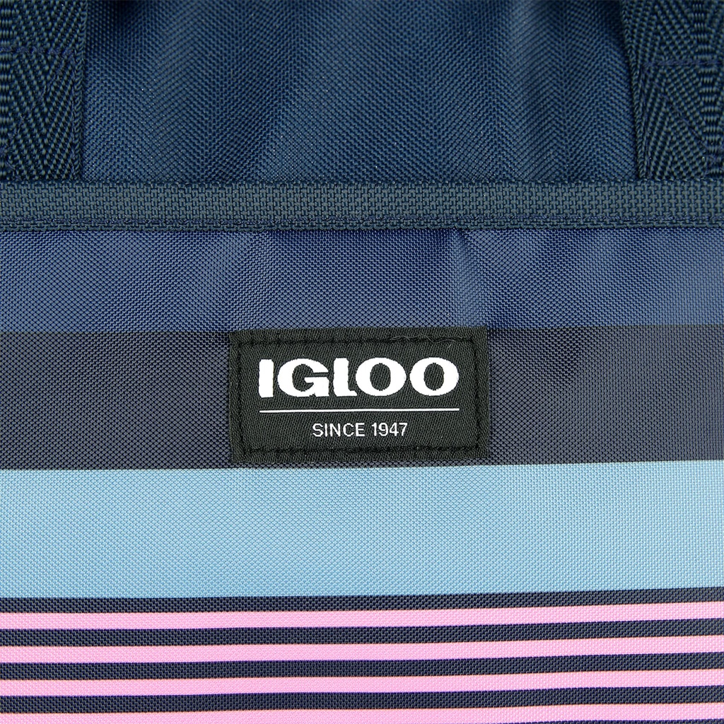[00066228] IGLOO-Leftover Lunch Opp Print Basics - Navy Stripe Image 