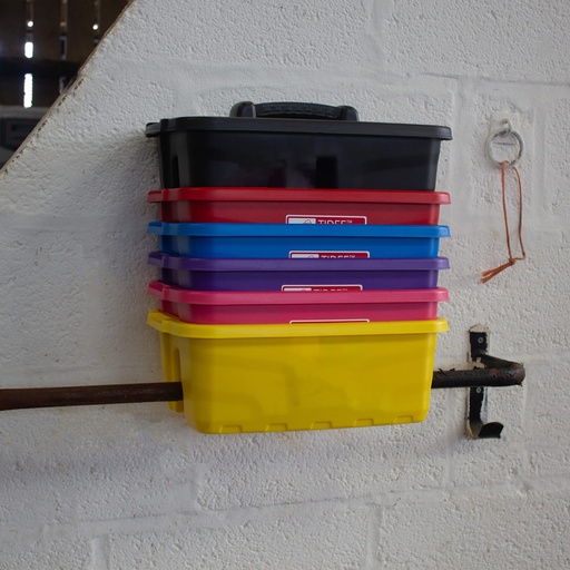 Red Gorilla - Plastic Tote Tray - Tidee Tray Blue