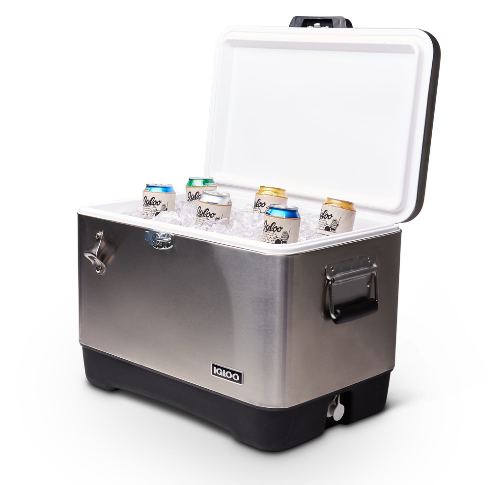 [00050075] IGLOO-Legacy 54 Qt Cooler Box - White  Image 